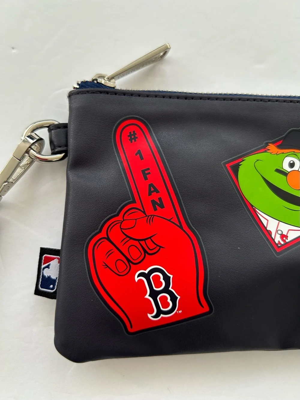 NWT MLB Boston Red Sox Clear Tote Crossbody Stadium Bag with Pouch